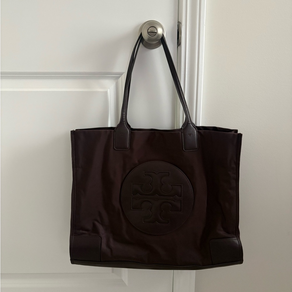 Tory Burch Dark Brown Tote Bag